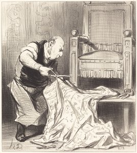 Il Nuovo tappezziere della corona da Honoré Daumier