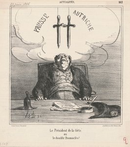 Il presidente della dieta da Honoré Daumier