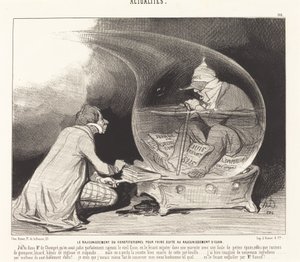 Il Ringiovanimento del Constitutionnel da Honoré Daumier