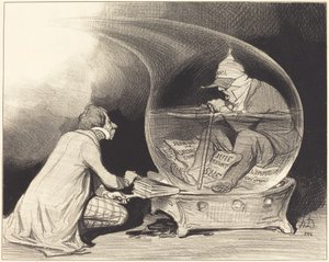 Il ringiovanimento del Costituzionale da Honoré Daumier