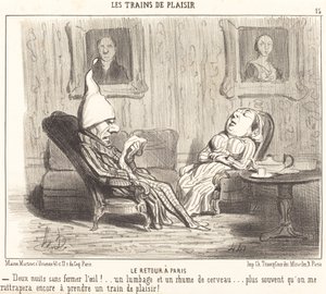 Il ritorno a Parigi da Honoré Daumier