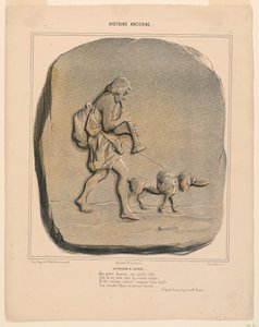 Il ritorno di Ulisse, tavola 7 da Histoire Ancienne da Honoré Daumier