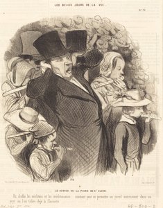 Il ritorno dalla fiera di Saint-Cloud da Honoré Daumier