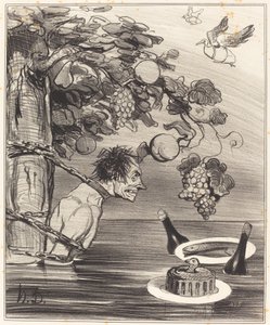 Il Supplizio di Tantalo da Honoré Daumier