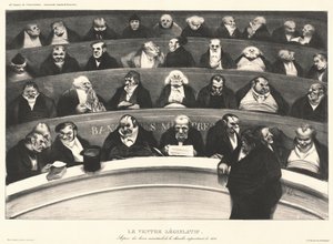Il ventre legislativo da Honoré Daumier