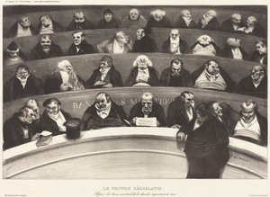 Il Ventre Legislativo da Honoré Daumier