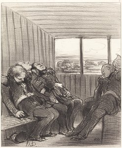 Il viaggio in treno... da Honoré Daumier