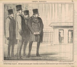 Il bel tempo è passato da Honoré Daumier
