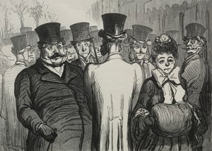 Le boulevard des Italiens da Honoré Daumier