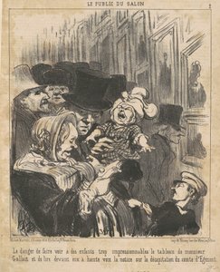 Il pericolo di far vedere ai bambini da Honoré Daumier