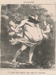 Il dottor Véron rifiutando... consolazione da Honoré Daumier