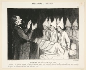 Il dormitorio da Honoré Daumier