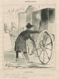 Il groom pubblico da Honoré Daumier