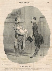 Il marito del bas-bleu da Honoré Daumier
