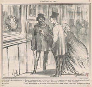 Il pittore che ha avuto un quadro rifiutato da Honoré Daumier