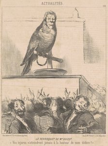 Il pappagallo di M. Guizot da Honoré Daumier