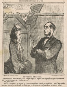 Il terribile direttore da Honoré Daumier