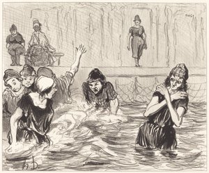 Le Barbotteuses da Honoré Daumier