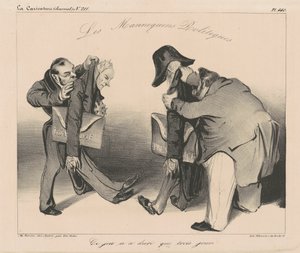 I manichini politici da Honoré Daumier