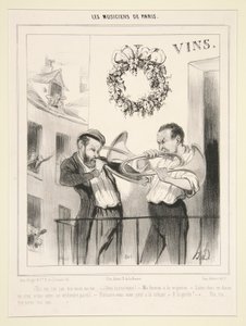 I musicisti di Parigi: Ton, ton, ton da Honoré Daumier