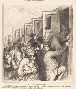 I treni del piacere da Honoré Daumier