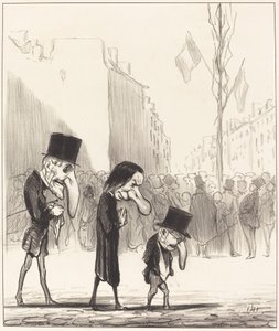 I Tre Piccoli Santi da Honoré Daumier