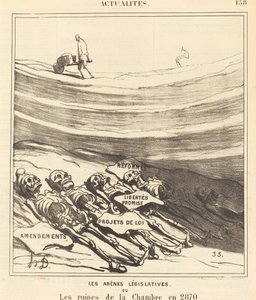 Les arènes législatives da Honoré Daumier