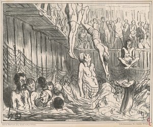 I bagni a quattro soldi da Honoré Daumier