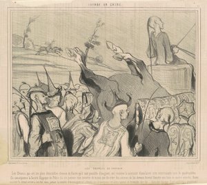 Le corse di cavalli da Honoré Daumier