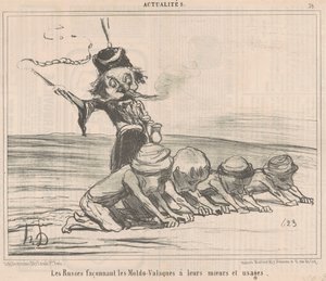 I faccendieri moldo-valacchi da Honoré Daumier