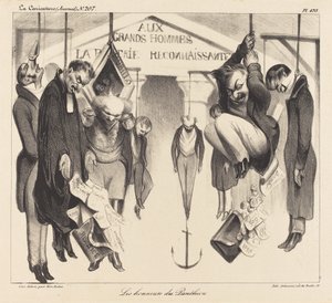 Gli onori del Pantheon da Honoré Daumier