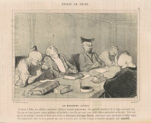 I mandarini letterati da Honoré Daumier