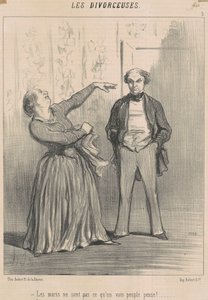 I mariti non sono ciò che un vano popolo pensa! da Honoré Daumier