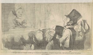 Le persone della piacevole società che da Honoré Daumier