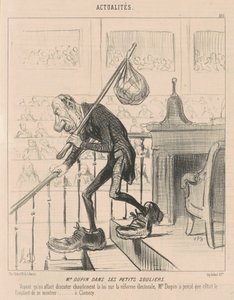 M. Dupin nei suoi piccoli scarponi da Honoré Daumier