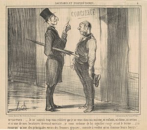 M. Vautour: Non saprei troppo... da Honoré Daumier