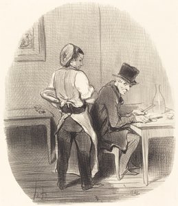 Ma, signore, vi assicuro che è... vitello!... da Honoré Daumier