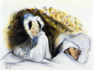Uomo e donna a letto: 