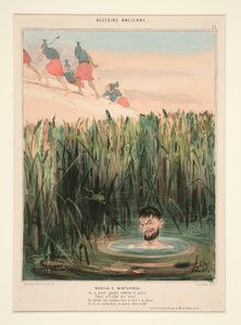Marius a Minturnes. Ammirate la malizia di questo grande generale da Honoré Daumier