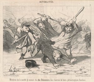 Membri della società di soccorso del Dieci-Dicembre ...