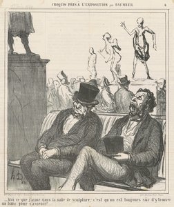Quello che mi piace nella sala di scultura ... da Honoré Daumier