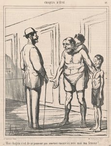 Il mio dolore è non poter ... da Honoré Daumier
