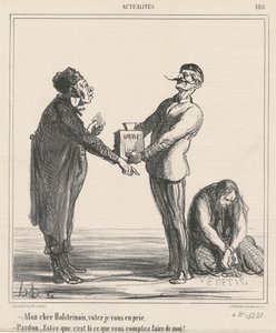 Mio caro Holsteinois, vota per favore ... da Honoré Daumier