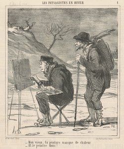 Vecchio mio, la tua pittura manca di calore... da Honoré Daumier