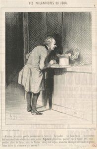 Signore, sottoscrivo per il terremoto ... da Honoré Daumier