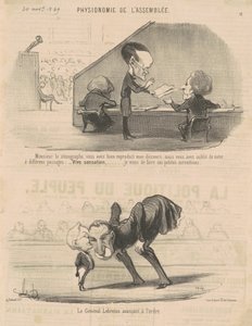 Monsieur il stenografo ... da Honoré Daumier