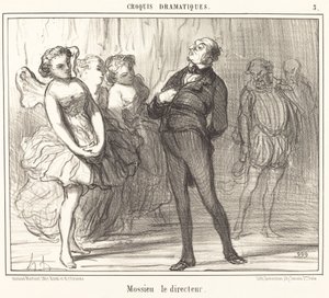 Mossieu il direttore da Honoré Daumier