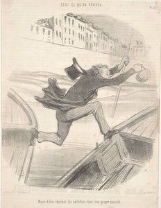 Modo di andare a cercare i barbillons nella loro propria dimora da Honoré Daumier