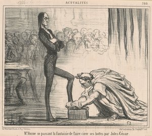 Il signor Hume si diverte... da Honoré Daumier