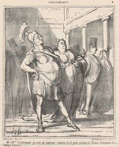 Il Signor e la Signora Prudhomme prendono un... da Honoré Daumier